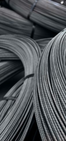 Grey wire coils